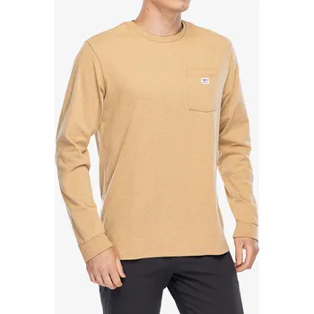 Pánská mikina Mikina bez kapuce Patagonia L/S Shop Sticker Pocket Responsibili-Tee - talon gold