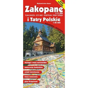 Zakopane i Tatry Polskie. Mapa wyd. 2022 (Opracowanie zbiorowe)(Brožovaná)
