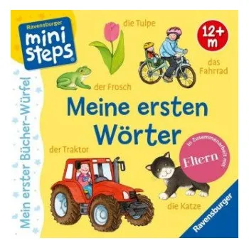 První čtění ministeps: Mein erster Bücher-Würfel: Meine ersten Wörter (Bücher-Set) (Ina Milk,Monika Neubacher-Fesser,Martina Kohl)(Leporelo)