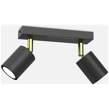 Černo-zlatá dvoubodová světelná lišta STRIPER