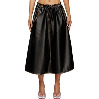 Dámská sukně DIESEL O-BLIVION KOŽENKOVÁ SUKNĚ 9XX Velikost: IT 40