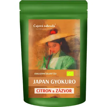 Čaj Čajová zahrada Japan Gyokuro Prémium - Zázvor/Citron - zelený ochucený čaj Varianta: zelený čaj 500g