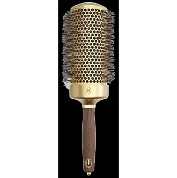 kartáč na vlasy OLIVIA GARDEN Expert Speed XL Gold&Brown 65 mm