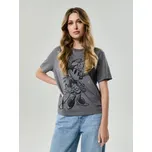 Sinsay - Bavlněné tričko Minnie Mouse - šedá - 406FG-90X - 406FG-90X-XL