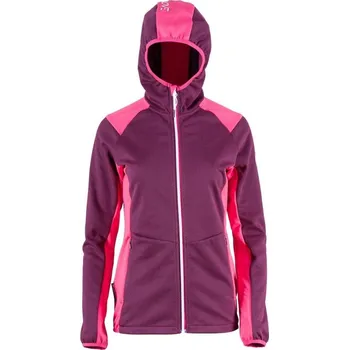 Dámská móda GTS 301832L dámská mikina s kapucí, Plum 3XL