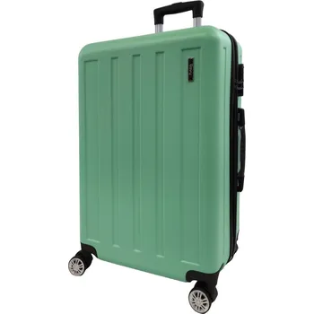 Bavy Cestovní kufr skořepinový 24" Stripes Light green