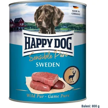 Krmivo pro psa Happy Dog Sensible Pure Sweden - zvěřinová 800 g