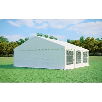 Zahradní stan Zahradní Párty stan 6x6m Max 2m Ohnivzdorný barva Bílá