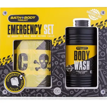 Sprchový gel Koupelový set BATH and BODY TOOLKIT s toaletním papírem - ACCENTRA - 400ml