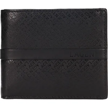 pánská peněženka kožená 12595 ČERNÁ BLK