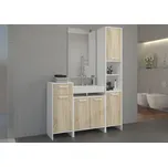 Casarredo Koupelnová sestava I BRANDI bílá/ dub sonoma