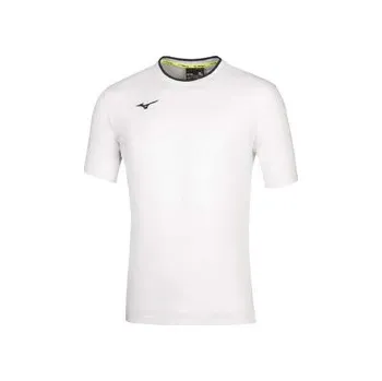 Pánské tričko Mizuno Tee White/Navy Tričko 128 cm, bílá / tmavě modrá