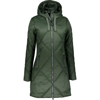 Dámský kabát Dámský kabát ALTISPORT FORWA ZELENÁ XS