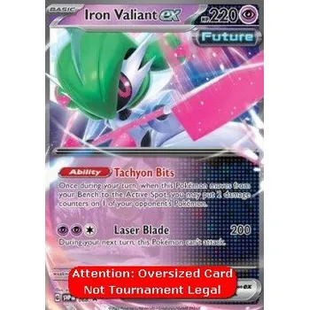 Karetní hra Pokémon JUMBO SVP 068 Iron Valiant ex - Black Star Promo