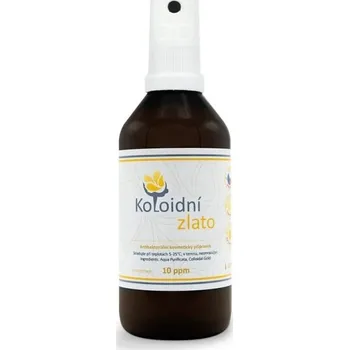 Koloidní stříbro s.r.o. Koloidní zlato 10 ppm, 100 ml Varianta: Mechanický rozprašovač