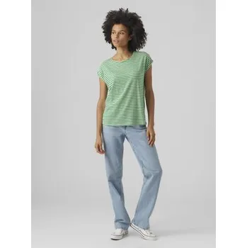 Dámské tričko Vero Moda T-Shirt Ava 10284469 Zelená Regular Fit L