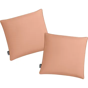 Dekorativní polštářek Sada 2 ks venkovních polštářů CALINO 45x45 cm, hnědooranžové