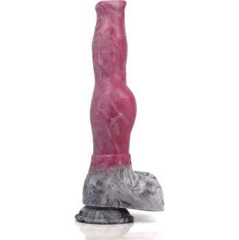 Dildo YOCY Dildo Pes Dobrman Barva: Růžová, Varianta: S Přísavkou