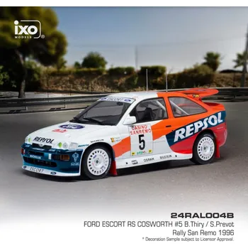 autíčko Model IXO Ford Escort RS Rally San Remo 1996 1/24