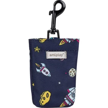 sáček na exkrement Pouzdro na sáčky na psí exkrementy COSMOS vzor B 6x2x11 cm