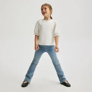 Dívčí džíny Reserved - Džegíny do zvonu - modrá - 817FF-55J - 817FF-55J-122