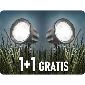 Svítidlo LED zahradní svítidlo FLORI LIGERO 6W IP65 neutrální černá Spectrum Led