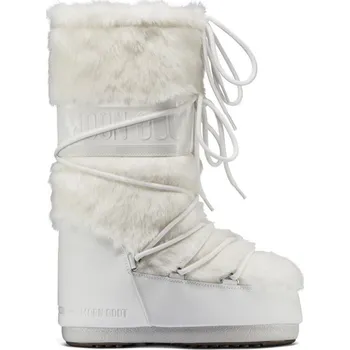 Dámské termo ponožky Moon Boot Icon Faux Fur dámské zimní boty, Optical White 42/44