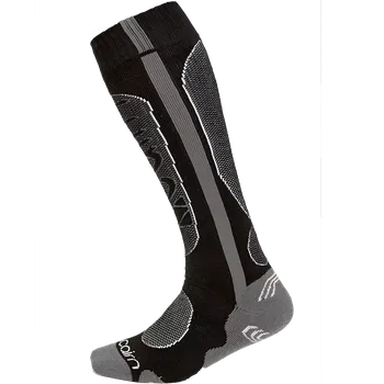 Pánské ponožky Cairn Spirit unisex lyžařské ponožky, Black Grey 35-38