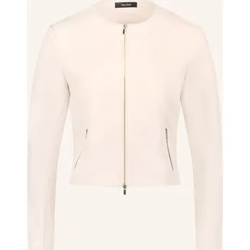 Dámský blejzr Vera Mont Dámská Bunda V Koženém Vzhledu, krémová, 46