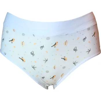 Kalhotky Dámské bavlněné kalhotky bílé 4162 Velikost: XXL