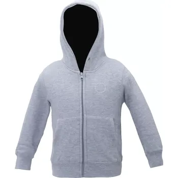 Chlapecká mikina Marine dětská mikina s kapucí, Grey Melange 110/116