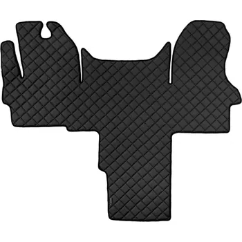 Ochranný autopotah Celoplošné koberečky - Prošívaná ECO-kůže, IVECO DAILY VI (01.2015-12.2023) - Samostatné sedadlo spolujezdce 1+1; Ruční parkovací brzda