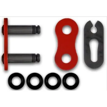 Řetězová sada pro motocykl RK článků propojení - spona (CL) RR520XRE (XW-RING) barva červená (RK článků propojení - spona (CL) RR520XRE (XW-RING) barva červená)