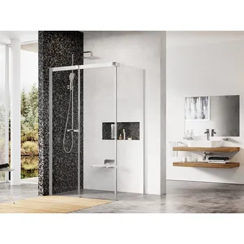 Ravak Matrix MSDPS sprchový kout obdélníkový 110x80 cm Orientace P/L: Levá, Profil: Satin, Sklo: Hladké čiré
