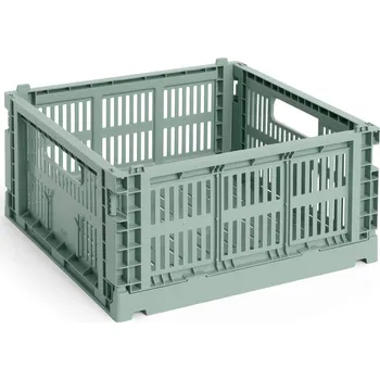 Úložný box HAY DESIGN Úložný box Colour Crate Medium Square "Sage Green" HAY