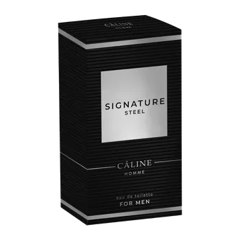 Pánský parfém Caline Signature Steel toaletní voda pro muže 60 ml