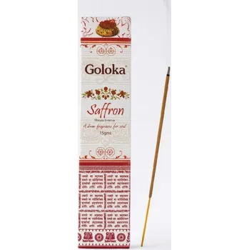 Vonná tyčinka Vonné tyčinky - Goloka - Šafrán, 13 kusů