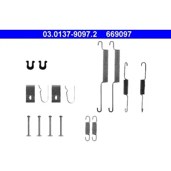 Brzdová čelist Sada prislusenstvi, brzdove celisti, 03.0137-9097.2