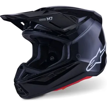 Auto-moto Přilba SUPERTECH S-M7 SOLID, ALPINESTARS (černá) 2026 (Velikost: L)