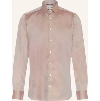 Pánská košile Olymp Pánská Košile Level Five Body Fit, hnědá, 41