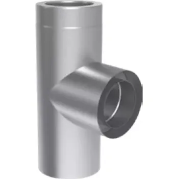 Komín Sopouch 87° s okapničkou, tl. 0,6 mm, prům. 180 mm