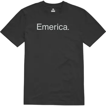 Pánské tílko triko EMERICA Pure Tee BLACK velikost oblečení M