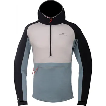 Pánská mikina 2117 of Sweden GASSKA pánská merino mikina s kapucí, light grey XXL