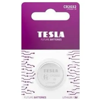 Článková baterie Baterie knoflíková TESLA CR2032 1ks, lithiová