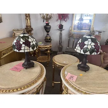 Stojací lampa Tiffany lampička 30 cm