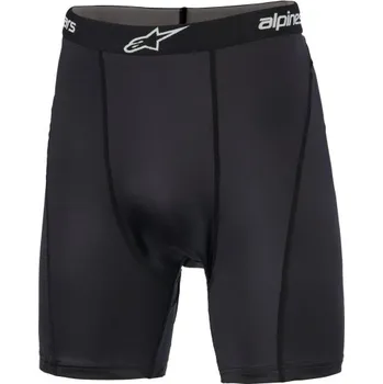 Motocyklový chránič hrudi a pátěře Trenýrky MX BOXER PADDED polstrované, ALPINESTARS (černá/bílá) 2026 (Velikost: S)