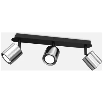 Černo-niklová světelná lišta se 3 body DEMIA