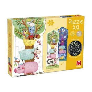 Puzzle GOULA XXL Puzzle Tag & Nacht (Hra)