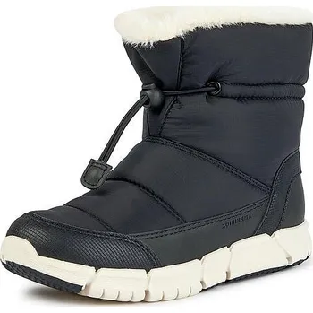 Dívčí zimní obuv GEOX dívčí zimní obuv Flexyper J36APB/0FUME/C9999 černá - TEX 34