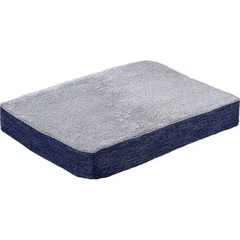 Pelíšek pro psa Měkký polštář pro psa se sundavacím pratelným potahem modrý, 120x72x10 cm